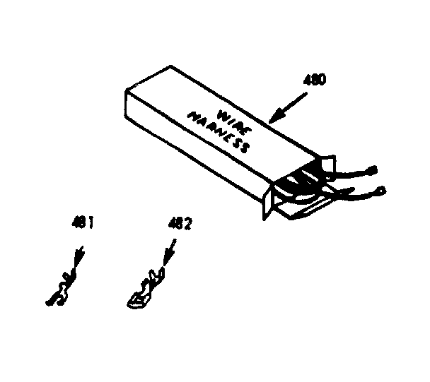 Kenmore 1037717220 wire harnesses & components diagram