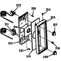 Kenmore 1037717310 control panel section diagram