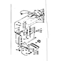 Kenmore 1037737340 upper & lower oven burner section diagram