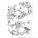 Kenmore 1037747210 lower burner section diagram