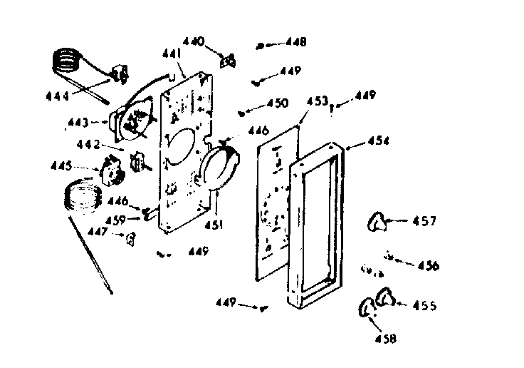 Kenmore 1037747260 upper body control panel diagram