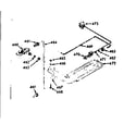 Kenmore 1037747210 upper oven burner section diagram