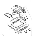 Kenmore 1037827340 main top section diagram