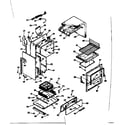 Kenmore 1037827340 lower body section diagram