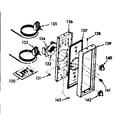 Kenmore 1037847320 upper oven control panel diagram