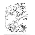 Kenmore 1037847320 burner section diagram