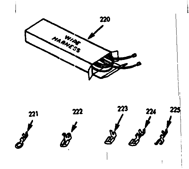 Kenmore 1039147220 optional equipment diagram