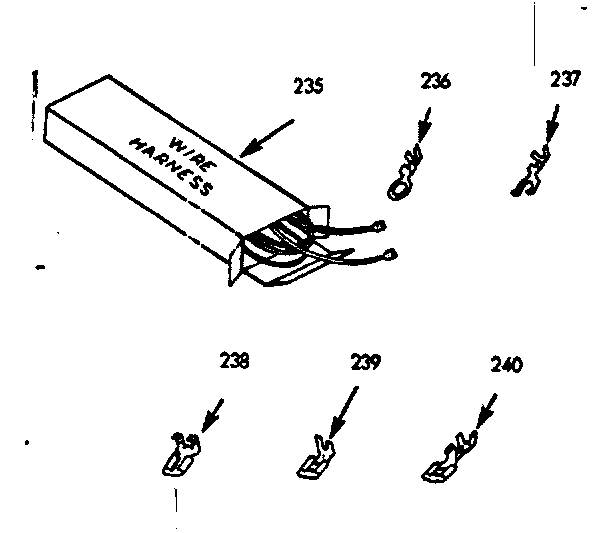 Kenmore 1039147241 optional equip diagram