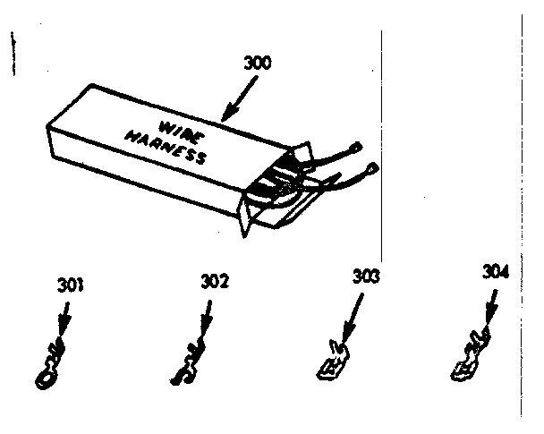 Kenmore 1039377240 wire harnesses and components diagram