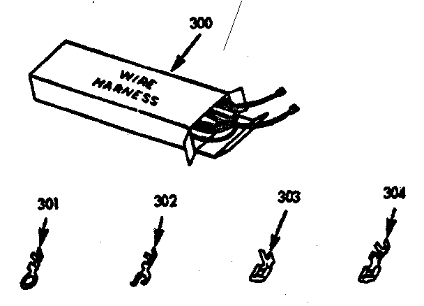 Kenmore 1039377320 wire harnesses & components diagram