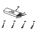 Kenmore 1039857311 wire harness & components diagram