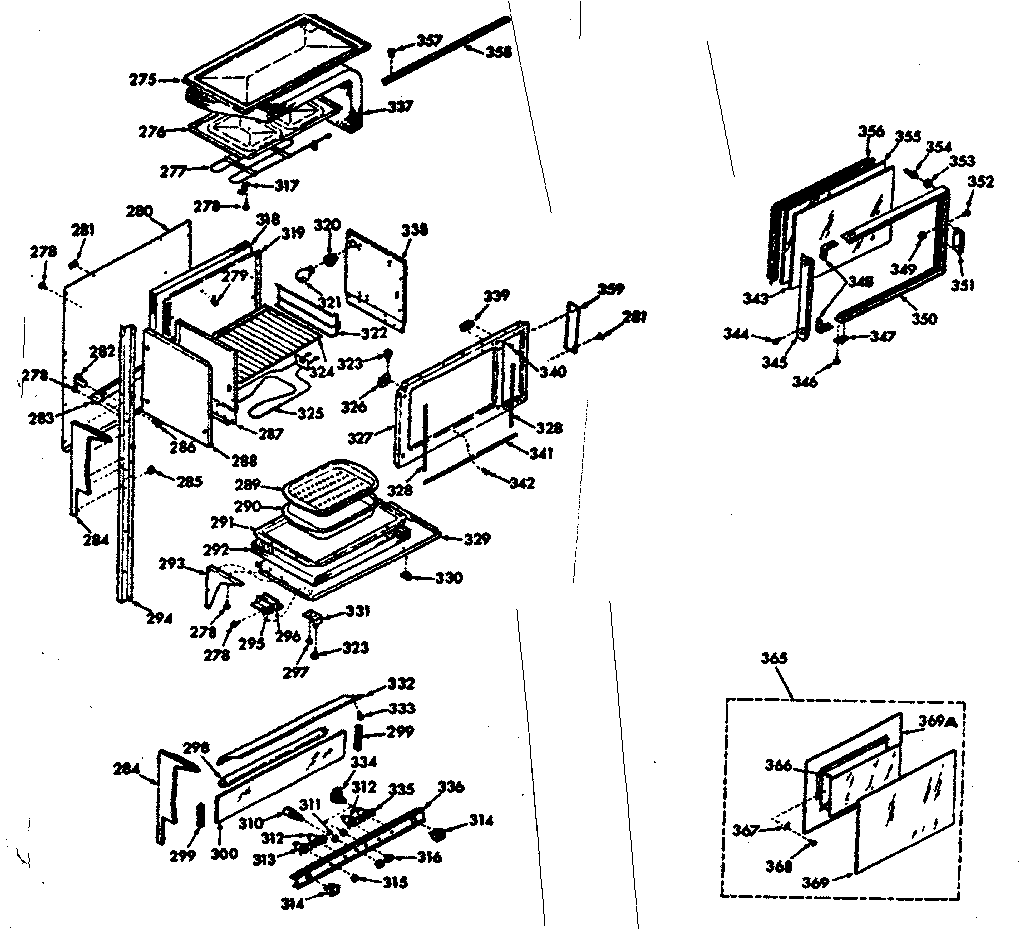 Kenmore 1039867360 upper body section diagram