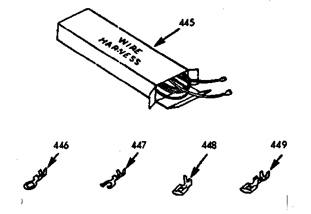 Kenmore 1039867360 wire harness & opt. equip. diagram