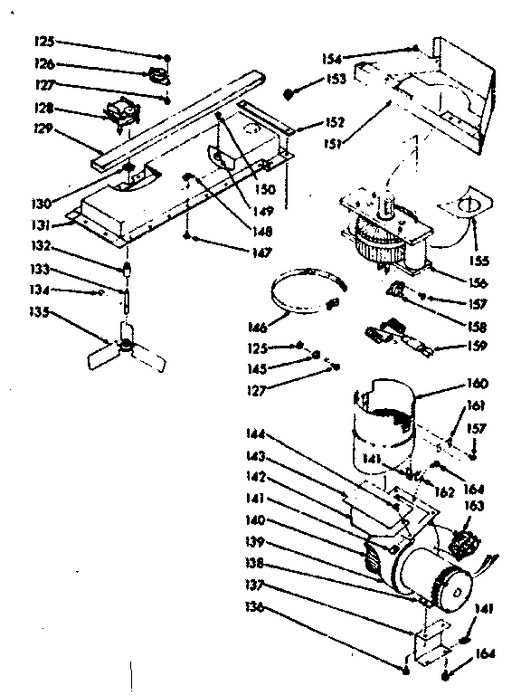 Kenmore 1039946800 magnetron section diagram