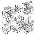 Kenmore 1039946840 lower body section diagram