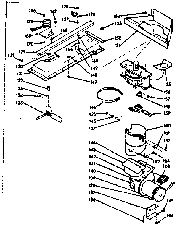 Kenmore 1039957061 magnetron section diagram