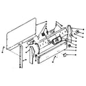 Kenmore 1196487240 backguard section diagram
