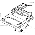 Kenmore 1197457241 main top diagram