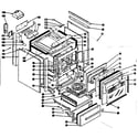 Kenmore 1197457241 body diagram