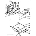 Kenmore 6286237260 door and drawer diagram
