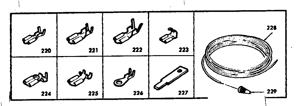 Kenmore 6286267220 wiring and wiring terminals diagram