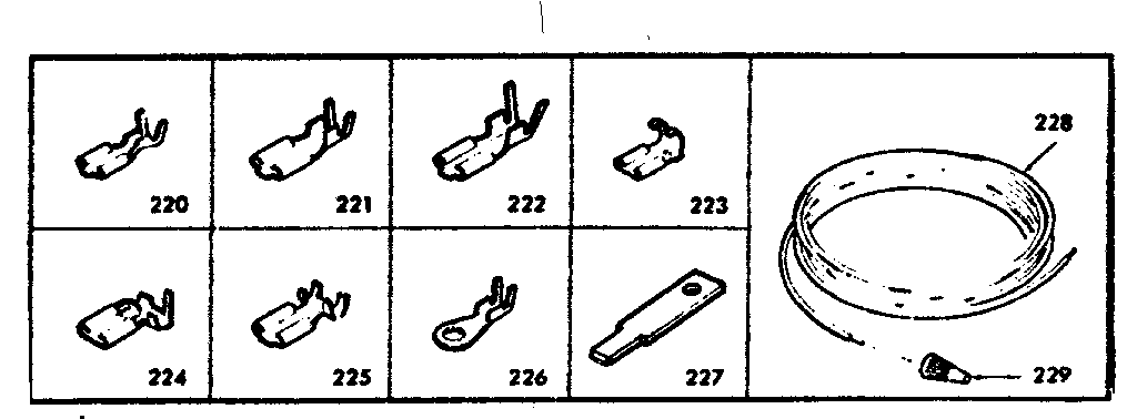 Kenmore 6286267340 wiring and wiring terminals diagram