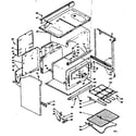Kenmore 6286277260 body assembly diagram