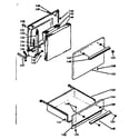 Kenmore 6286277260 door and drawer diagram