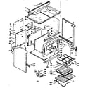 Kenmore 6286297340 body assembly diagram