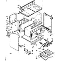 Kenmore 6286327310 body assembly diagram