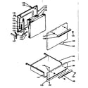 Kenmore 6286327310 door and drawer diagram