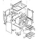 Kenmore 6286367220 body assembly diagram