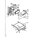 Kenmore 6286367310 door and drawer diagram