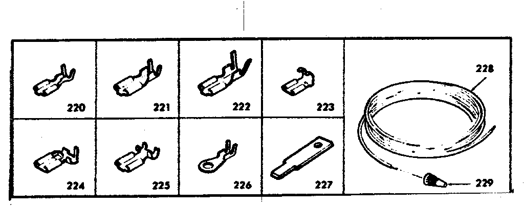 Kenmore 6286367360 wiring and wiring terminals diagram