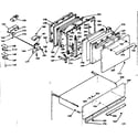 Kenmore 6286417340 door, latch mechanism & drawer diagram