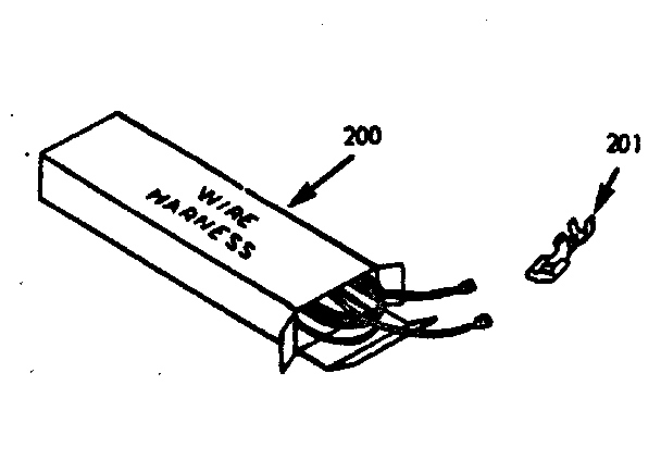 Kenmore 6477127360 wire harnesses and component diagram