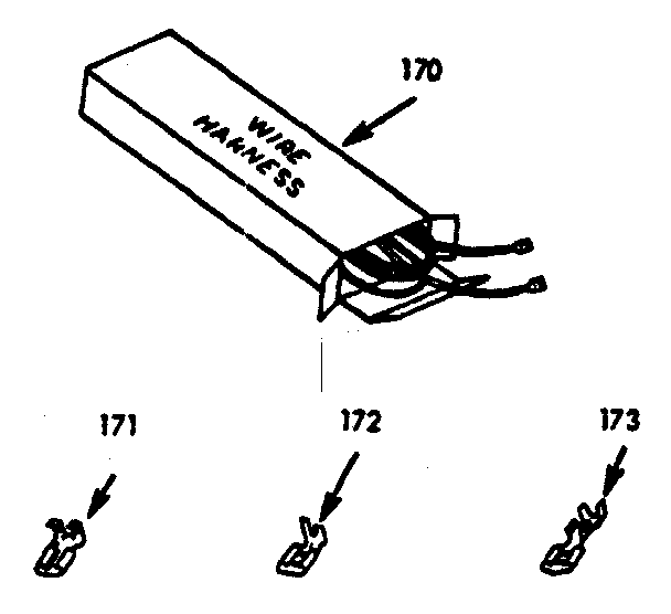 Kenmore 6479107360 wire harnesses & components diagram