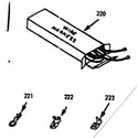 Kenmore 6479127360 wire harnesses & components diagram