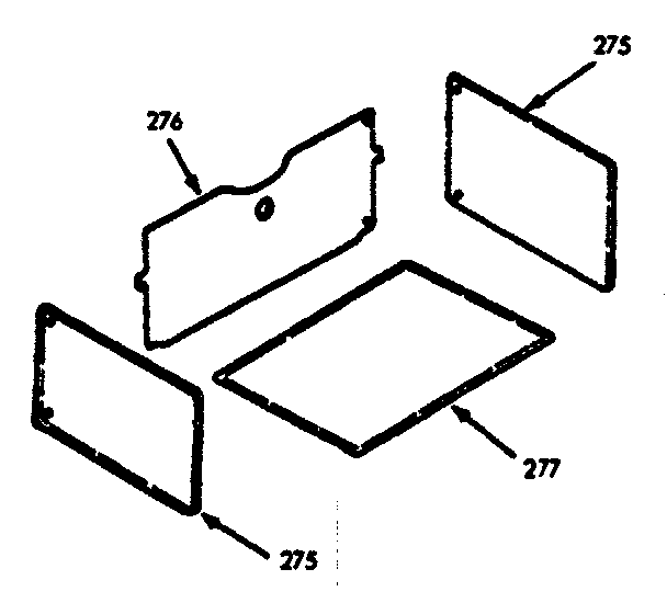 Kenmore 6479127310 continuous clean oven liner kit diagram