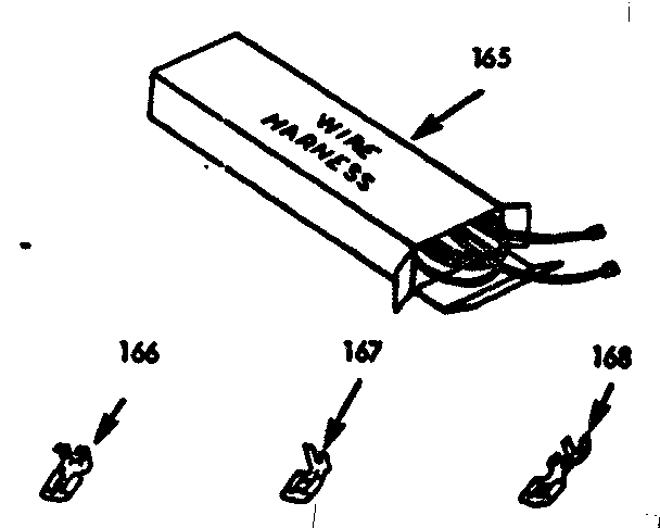 Kenmore 6479137360 wire harnesses & components diagram