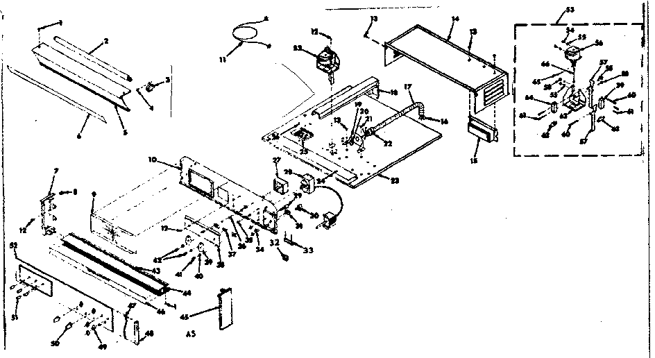 Kenmore 8504237240 control section diagram