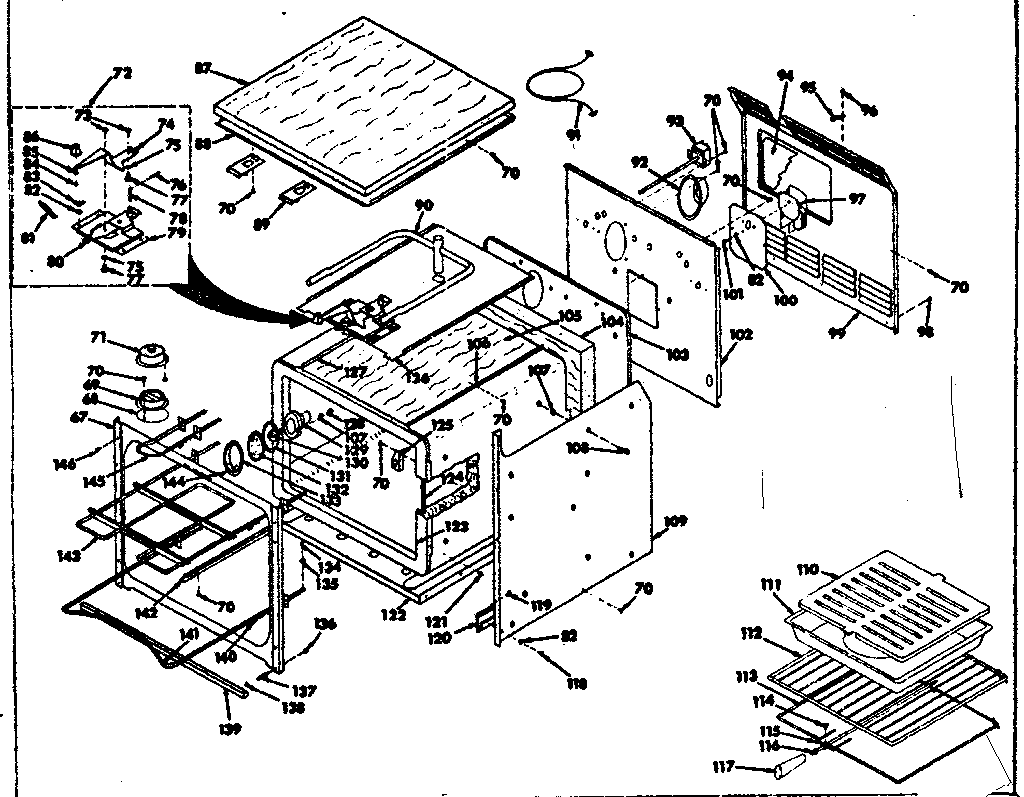 Kenmore 8504237240 body section diagram