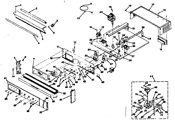 Kenmore 8504277261 control section diagram