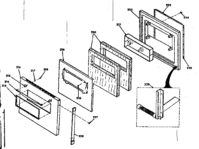 Kenmore 8504277261 lower porcelain door diagram