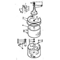 Kenmore 1107204300 tub and basket assembly diagram