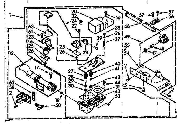 Kenmore 1107207210 burner assembly diagram