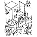 Kenmore 1107208350 cabinet assembly diagram