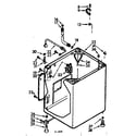 Kenmore 1107304622 cabinet parts diagram