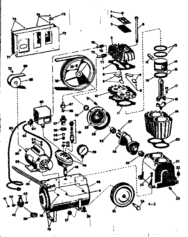 Craftsman 106153781 replacement parts diagram