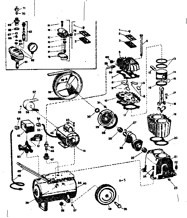 Craftsman 106173441 replacement parts diagram